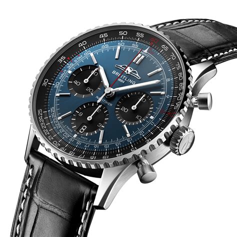 breitling navitimer blue uk|breitling navitimer 1 41mm.